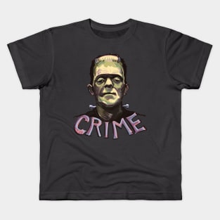 Frankenstein Crime Kids T-Shirt